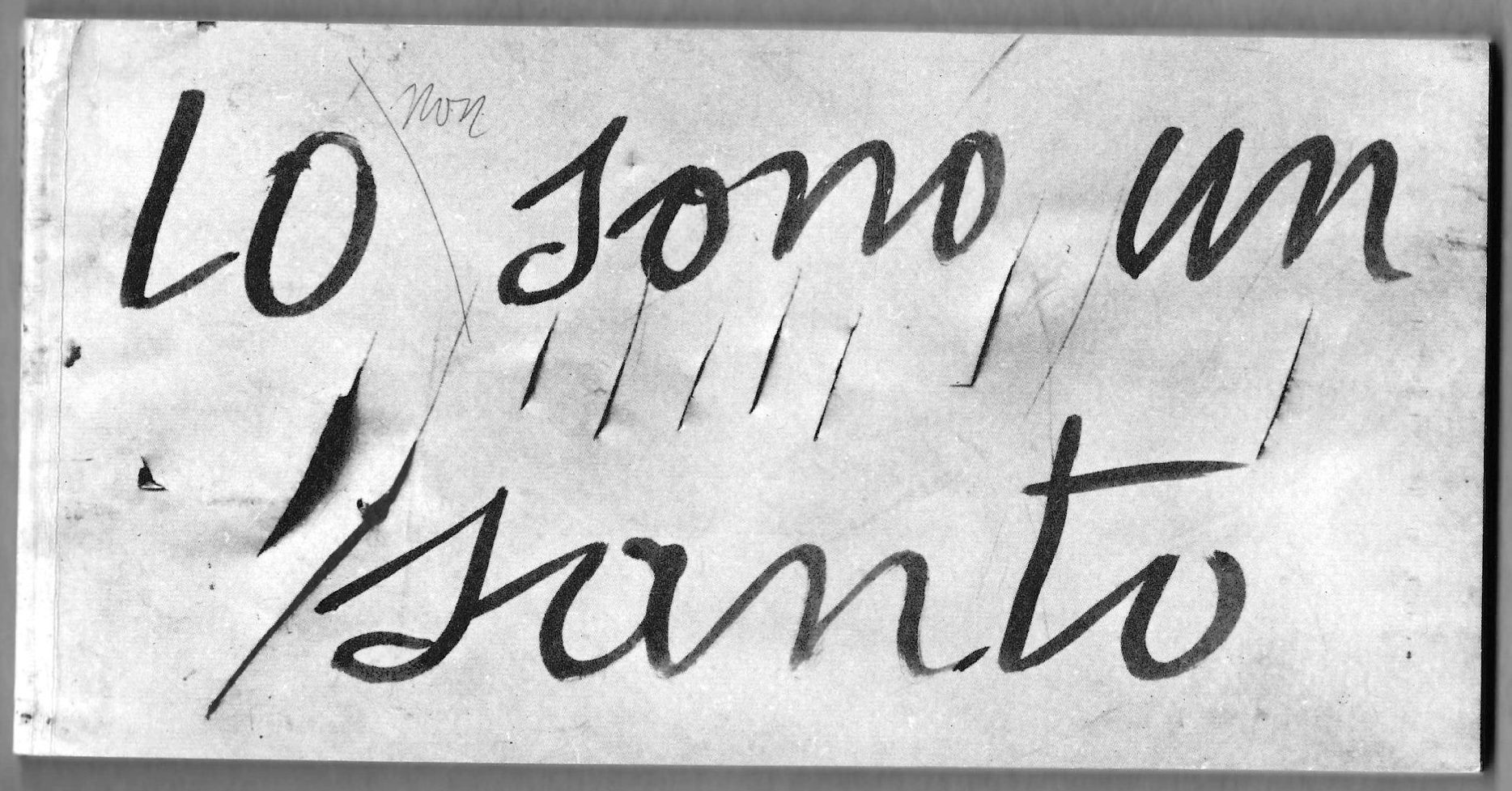 Lucio_Fontana_Io_sono_Fontana_texts_written_reverse_paintings_galleria_milano_1980