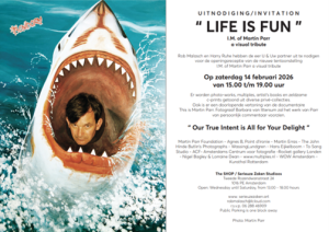 “LIFE IS FUN” I.M. of Martin Parr – a visual tribute An exhibition organized by Ron Malasch & Harry Ruhé at The Shop / Serieuze Zaken Tweede Rozendwarsstraat 24 1016 PE Amsterdam